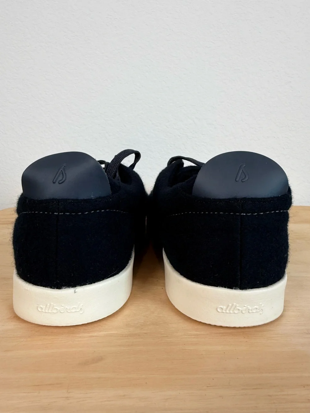 Allbirds Men’s Wool Piper Merino Wool Black Sneakers Shoes Size 10
